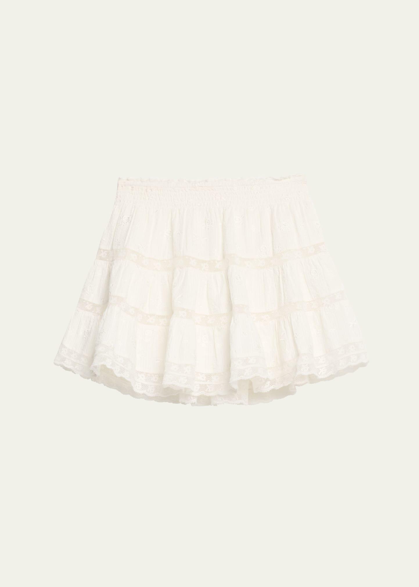 viro lace-trim mini skirt
