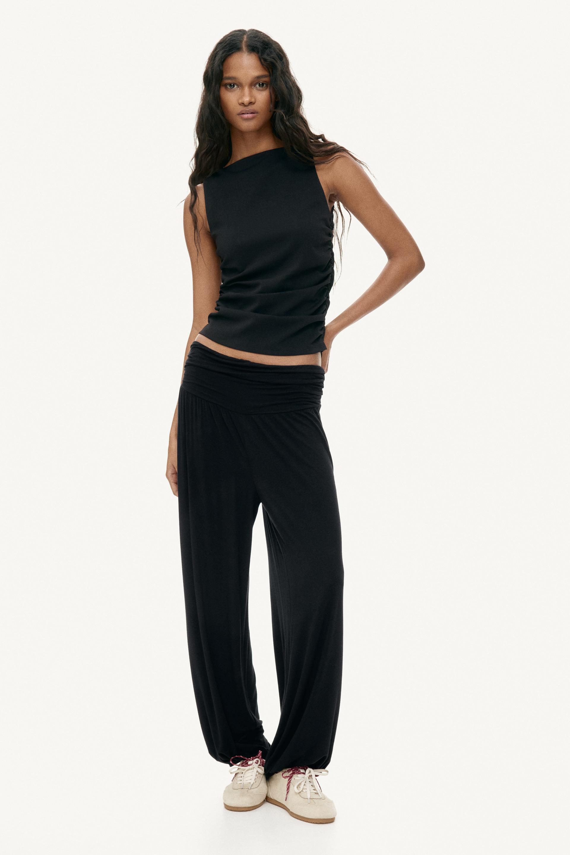 viscose balloon pants