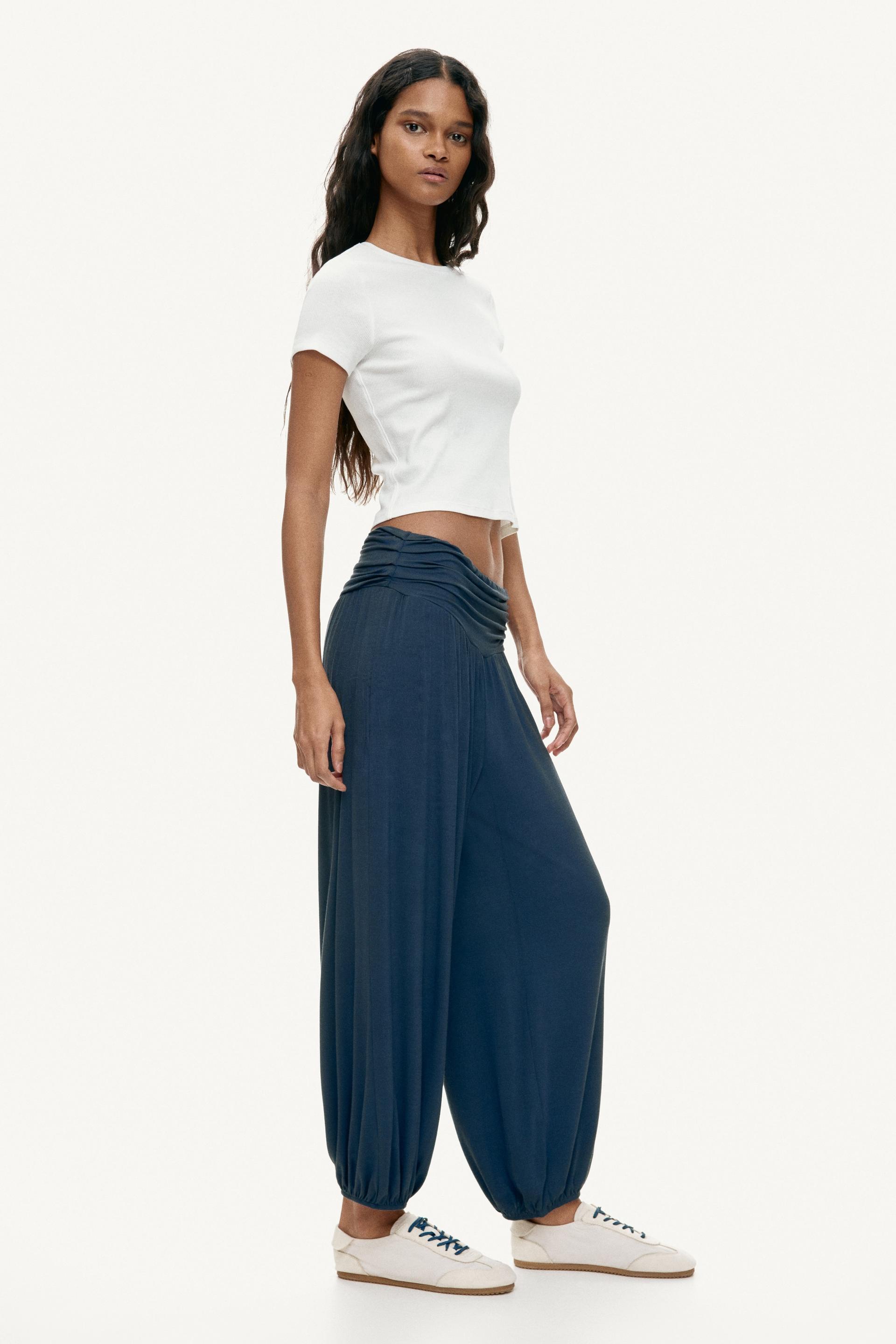 viscose balloon pants