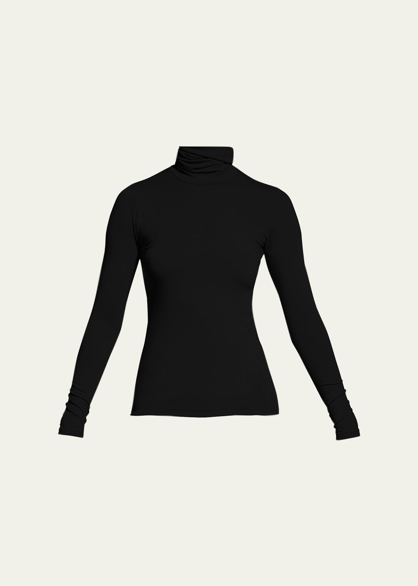 viscose jersey turtleneck