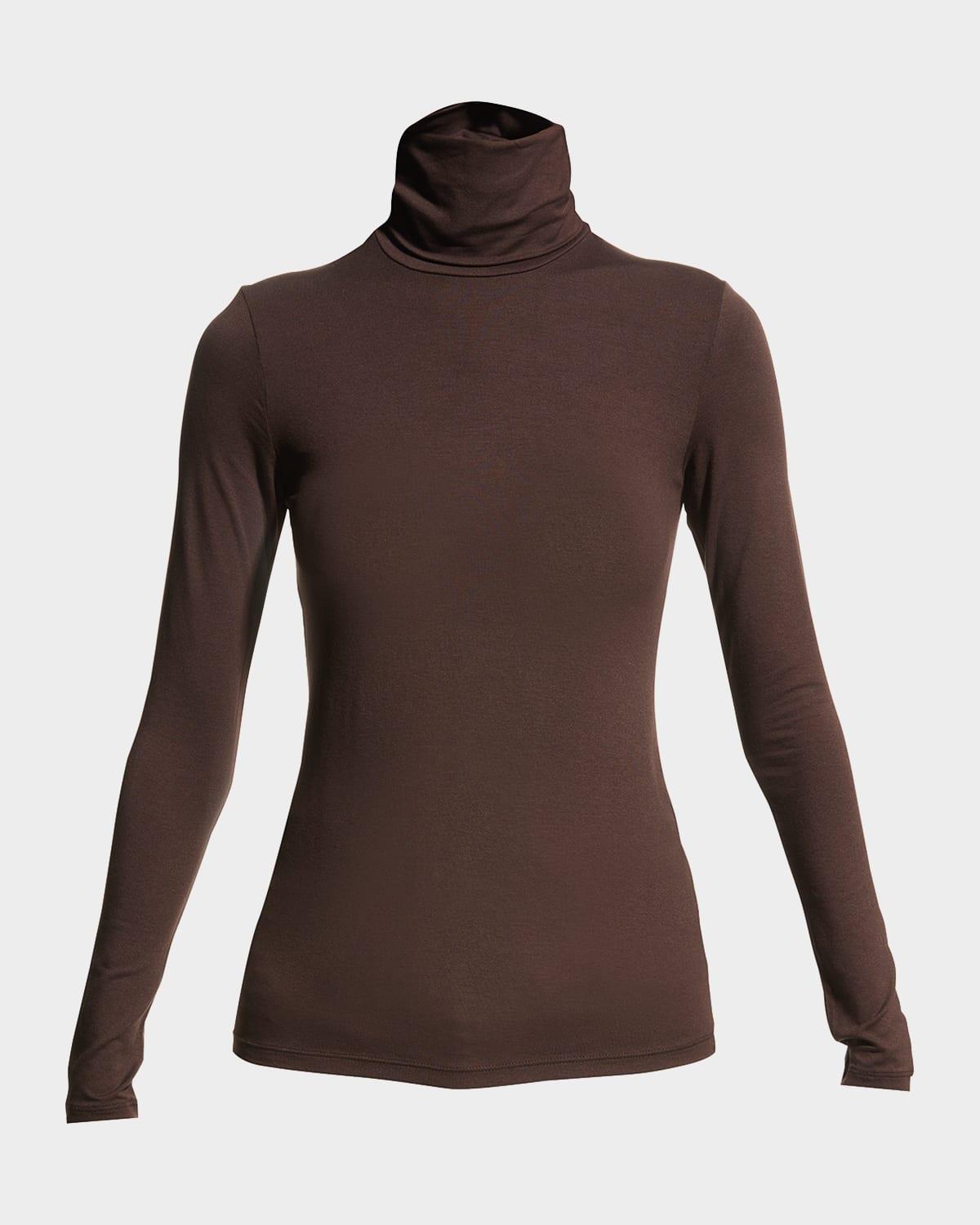 viscose jersey turtleneck