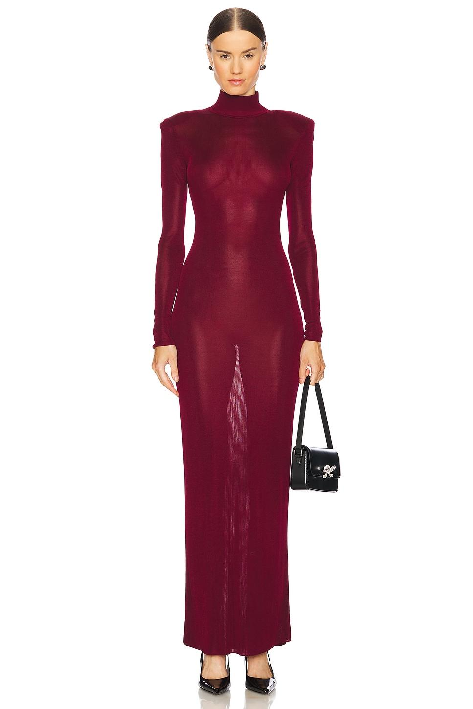 viscose knit maxi dress