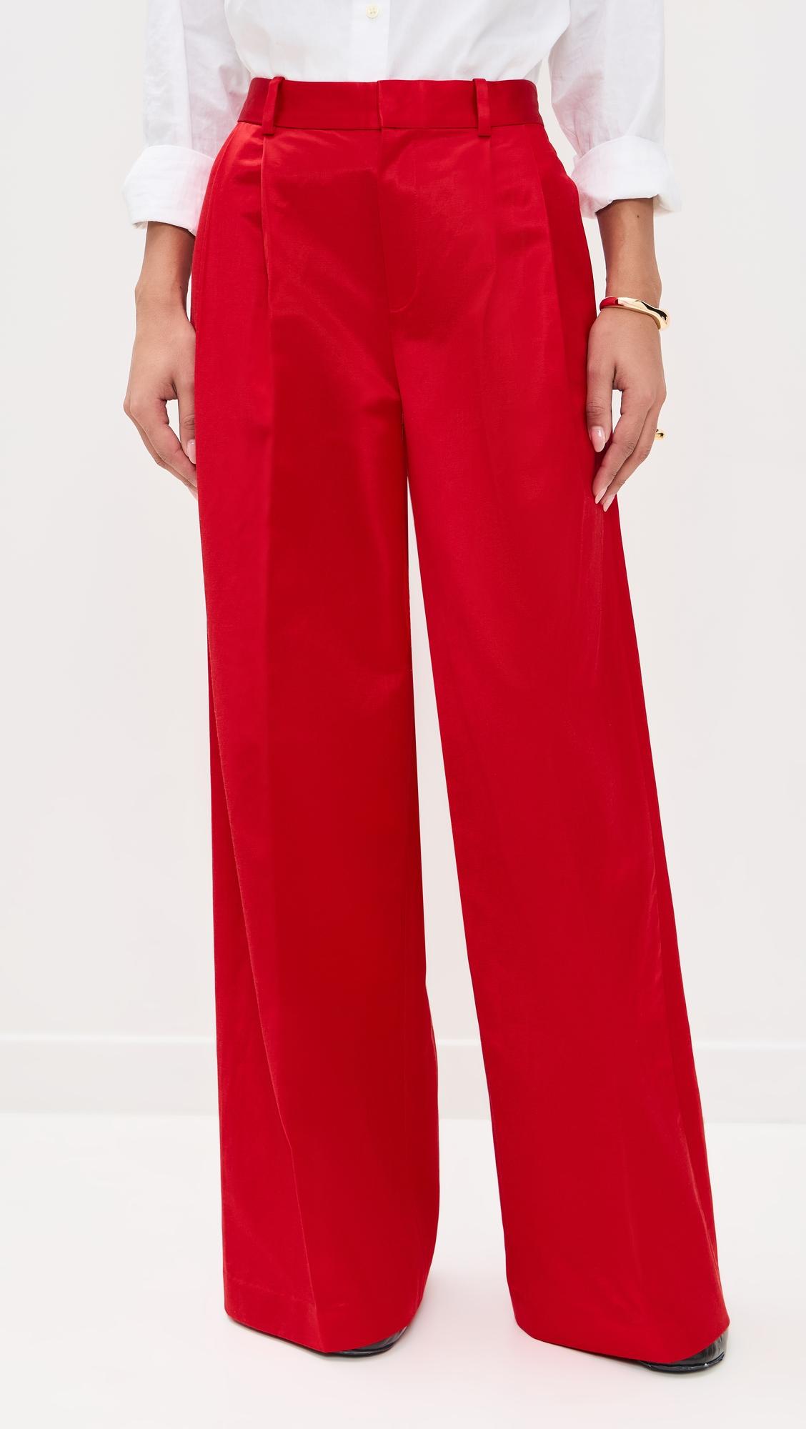 viscose satin woven standard pants