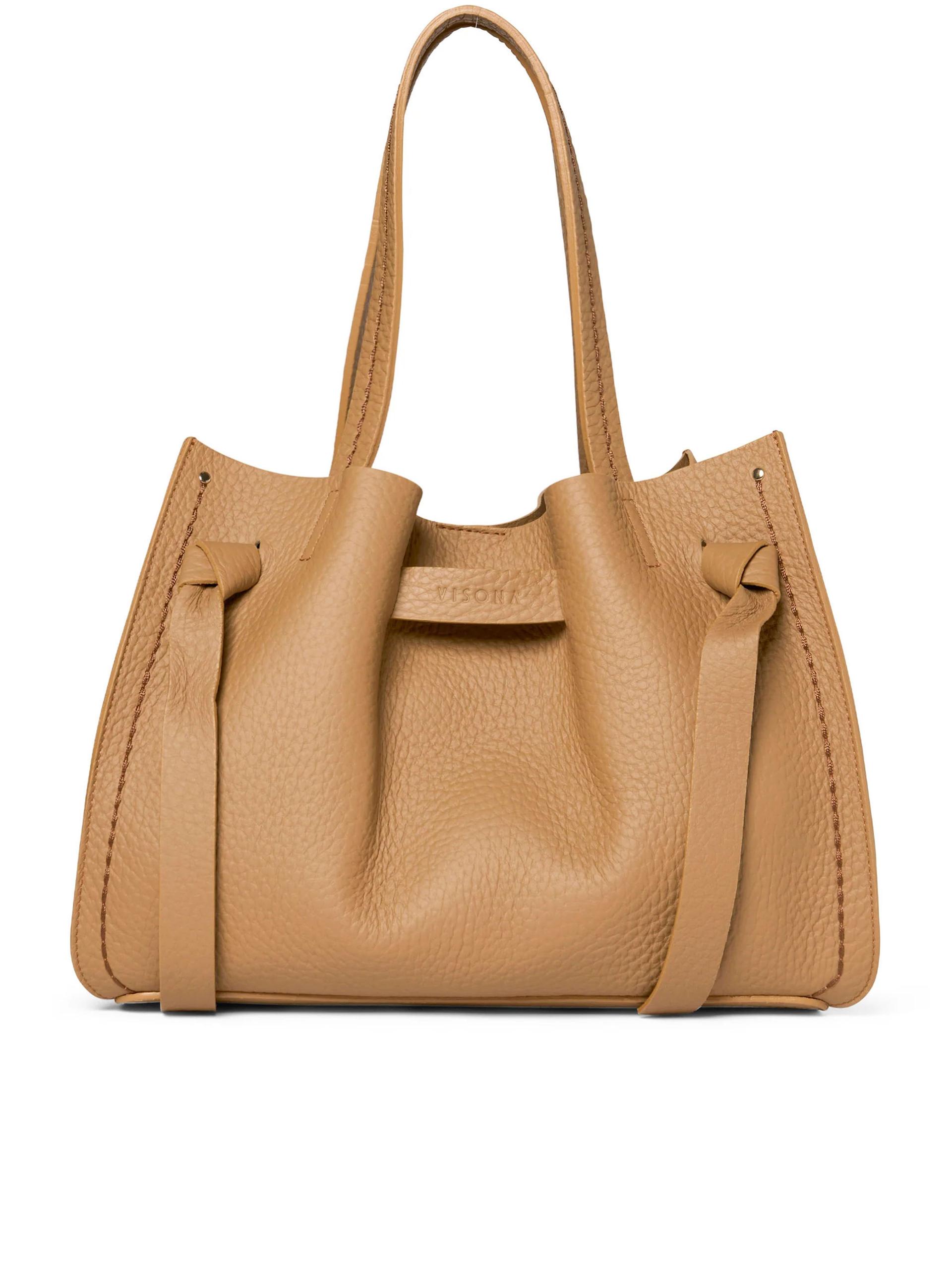 visona` queen tan borsa - women