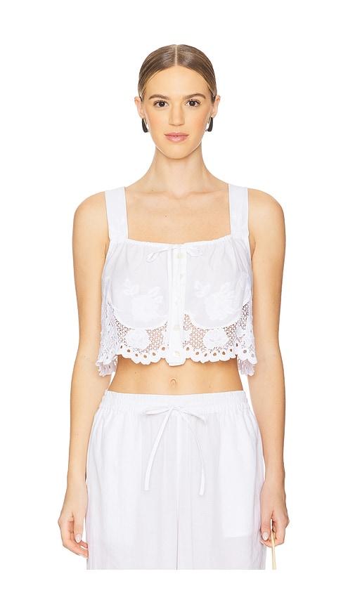 vitamin a flora tank in white.