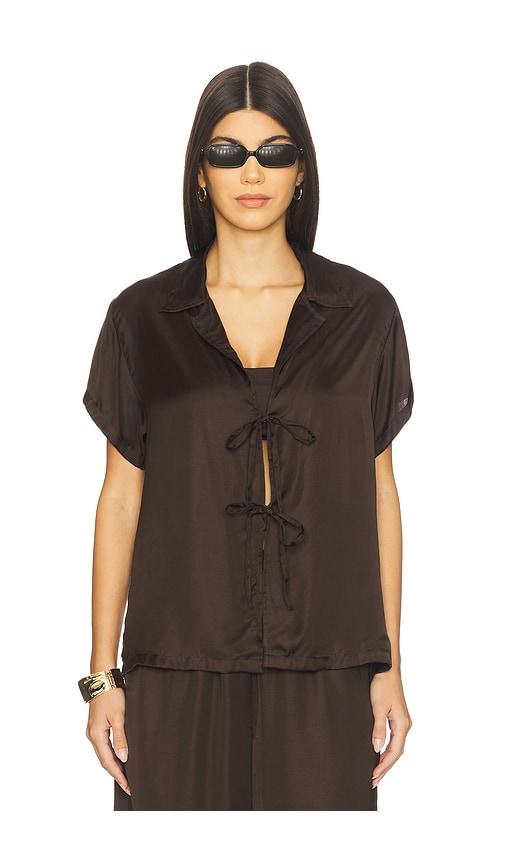 vitamin a kami shirt in black.