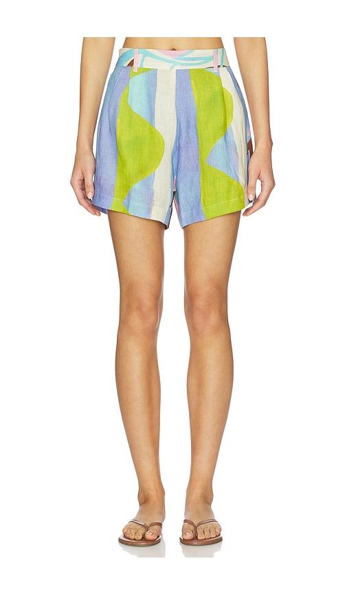 vitamin a the getaway short in baby blue,pink.