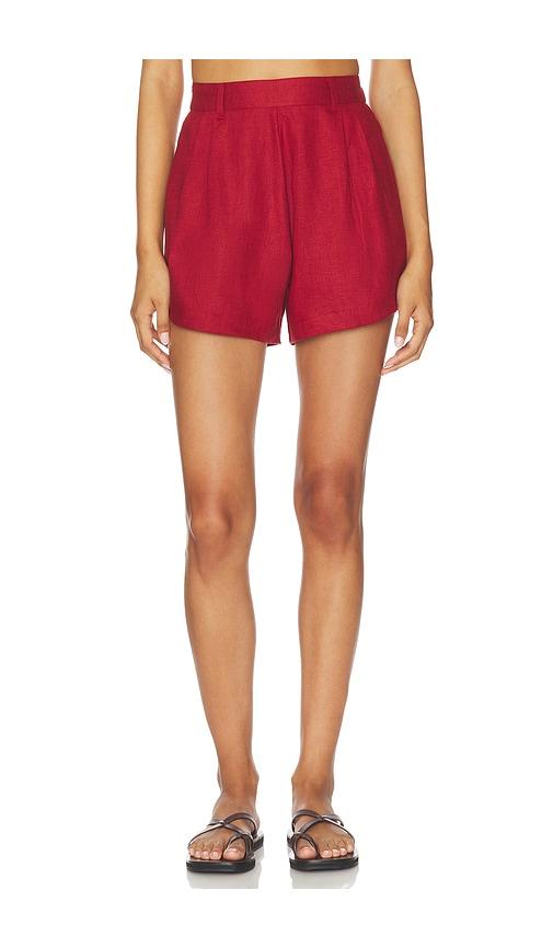 vitamin a the getaway short in brown.