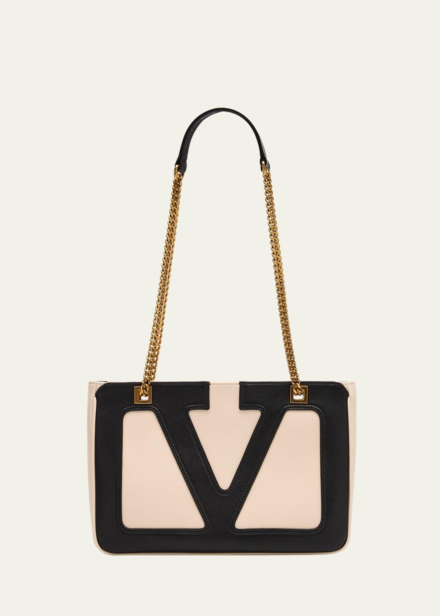 viva superstar small leather tote bag