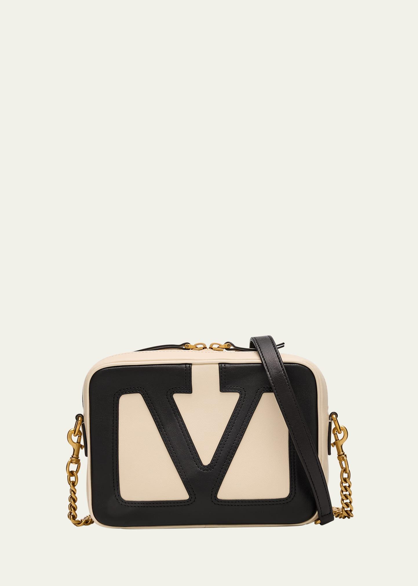 viva superstar vlogo leather crossbody bag