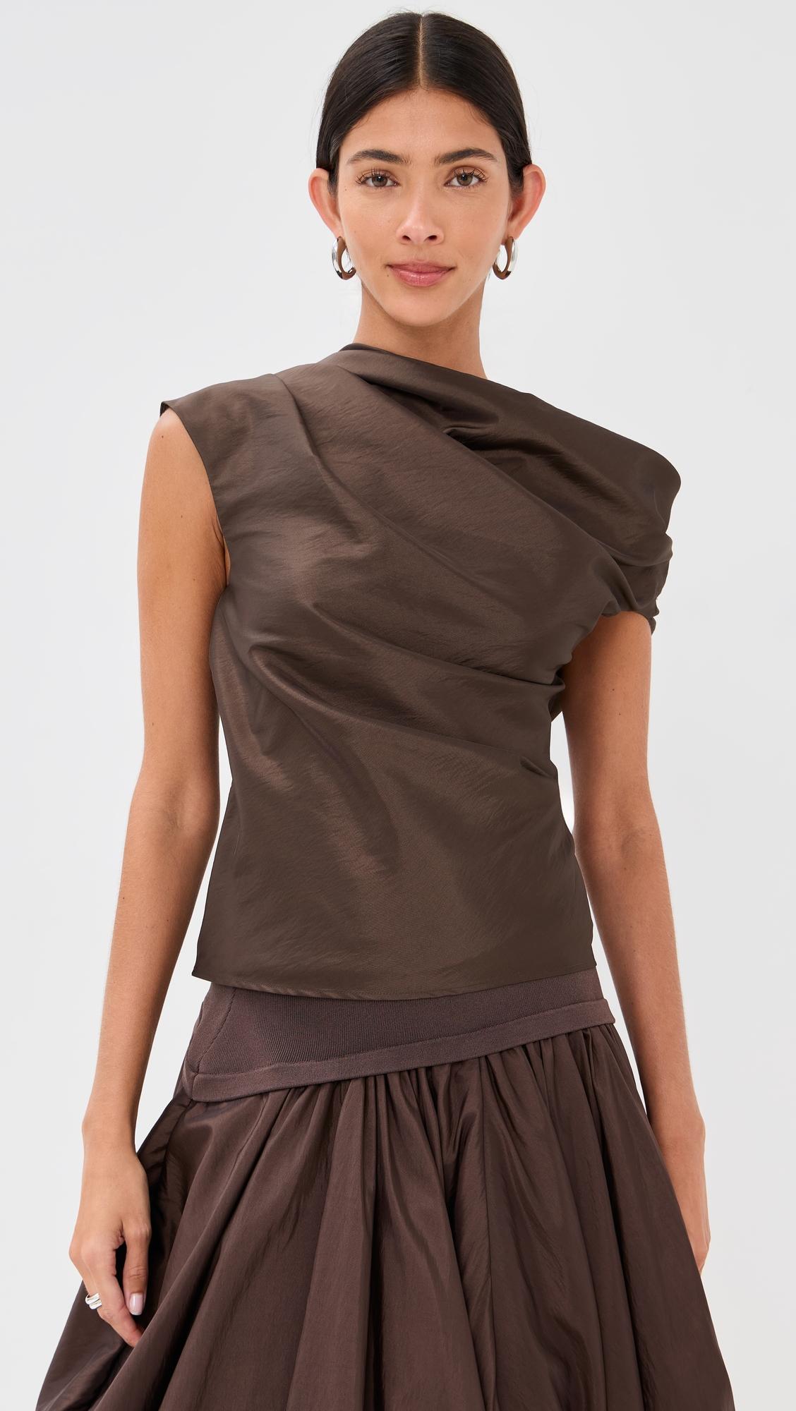 vivia draped top