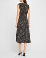 viviana floral silk midi dress