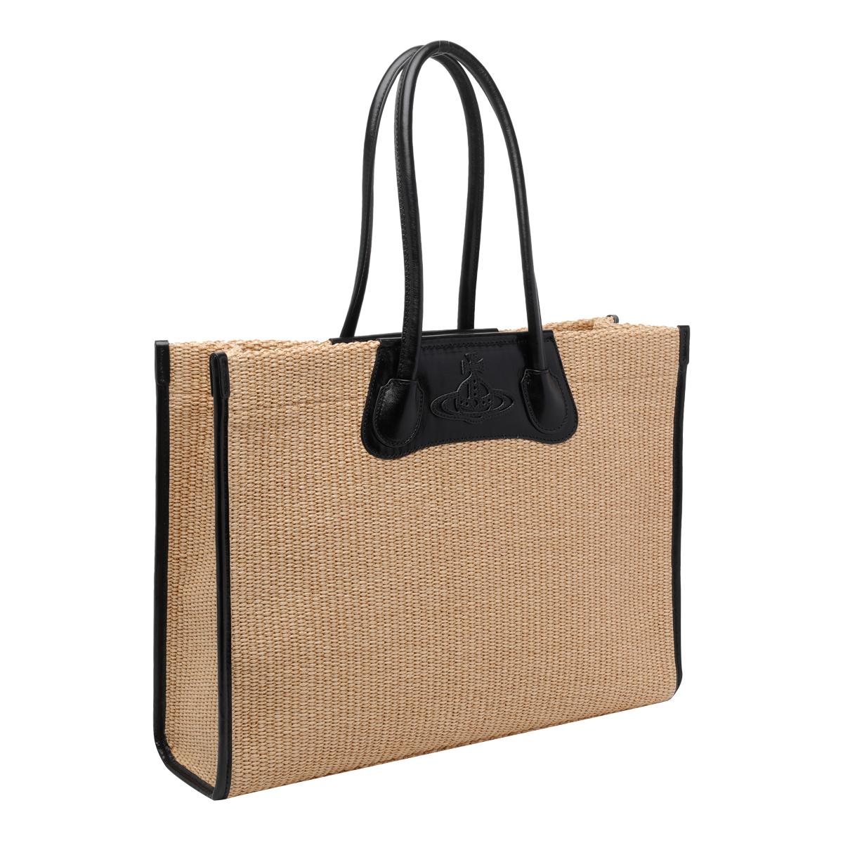 vivienne westwood bags beige cotton polyamide - women