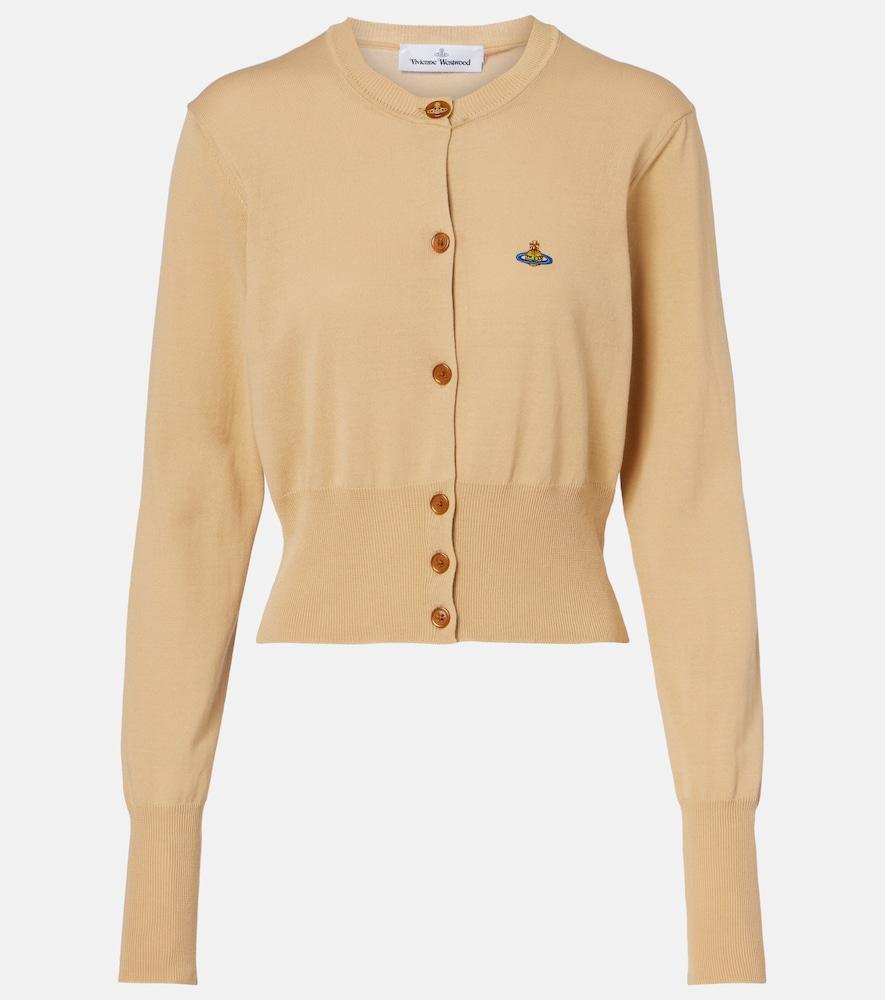 vivienne westwood bea cropped cotton cardigan