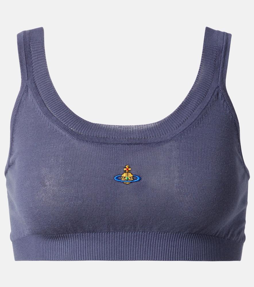 vivienne westwood bea embroidered cotton tank top