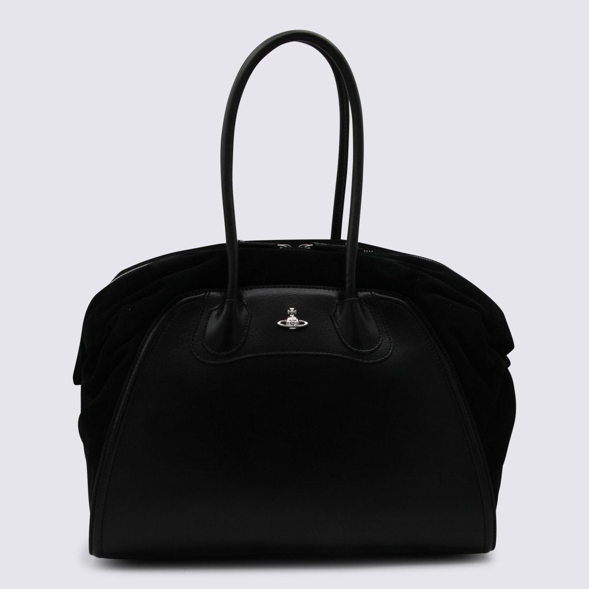 vivienne westwood black top handle bag