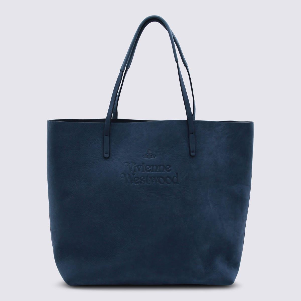 vivienne westwood blue shopping studio tote