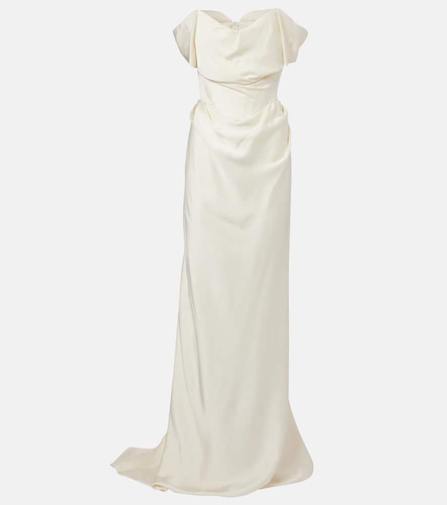vivienne westwood bridal nova cocotte satin corset gown