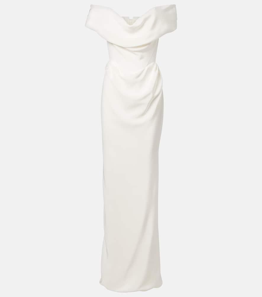 vivienne westwood bridal nova cocotte silk cady bustier gown