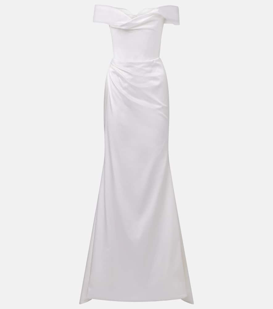 vivienne westwood bridal nova cora satin corset gown