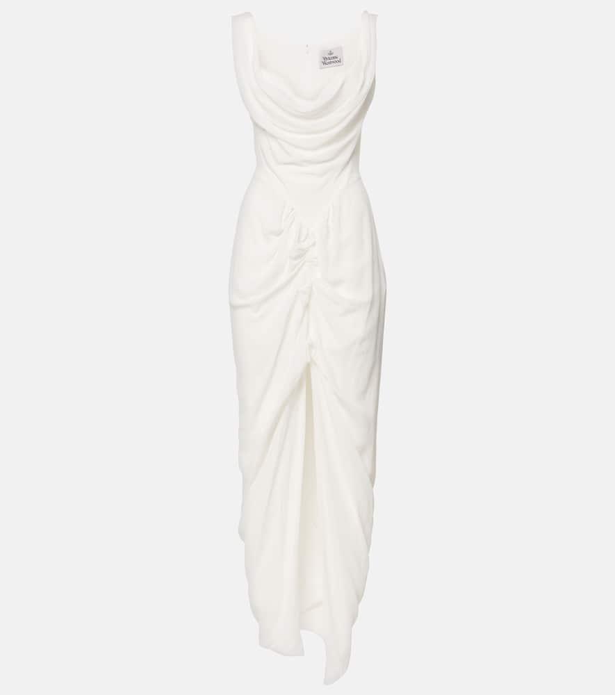 vivienne westwood bridal panther gathered corset dress