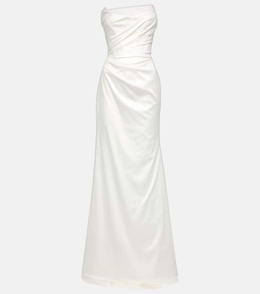 vivienne westwood bridal rhea satin and tulle gown