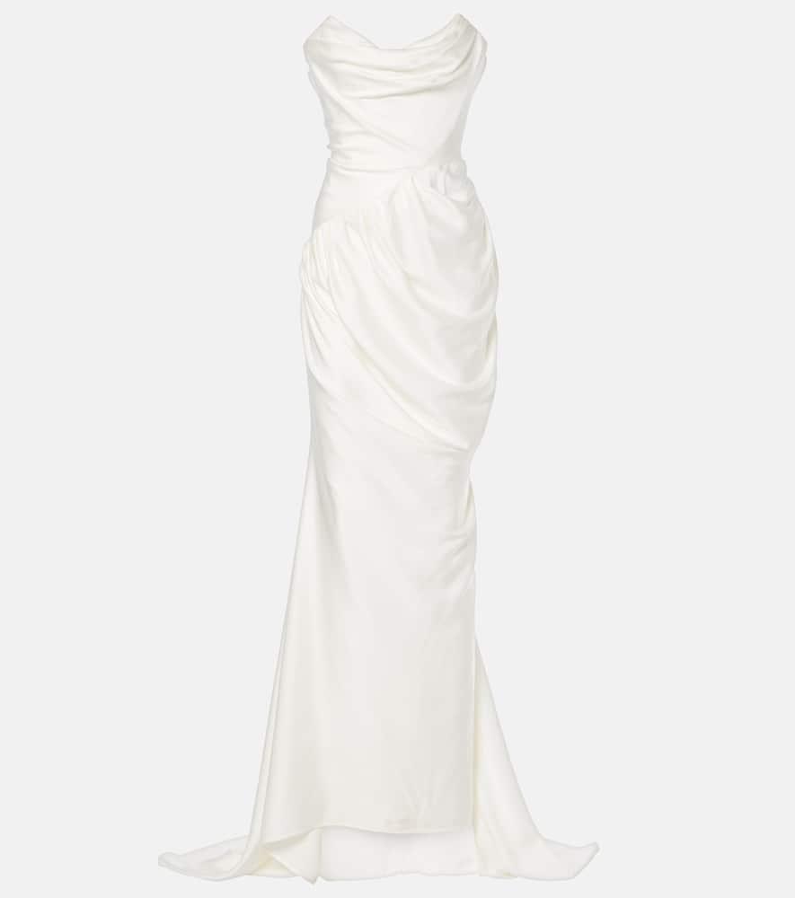 vivienne westwood bridal vaida satin corset gown