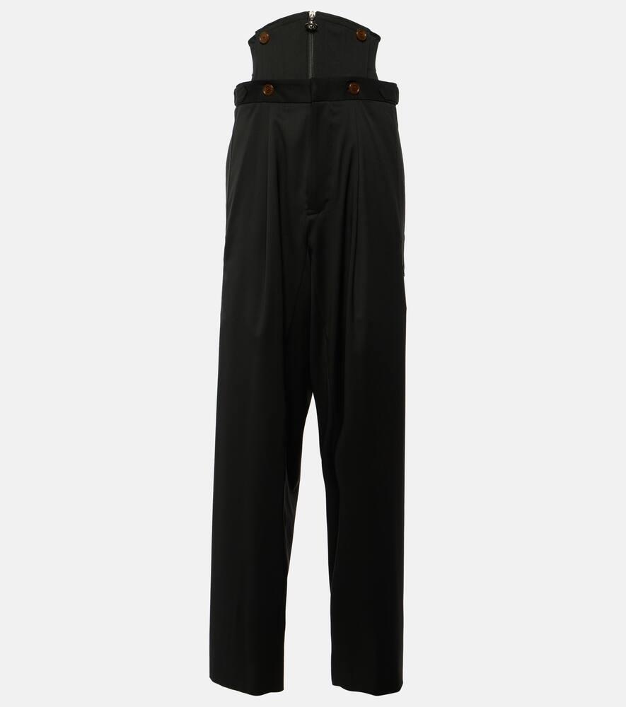 vivienne westwood corset wool tapered pants