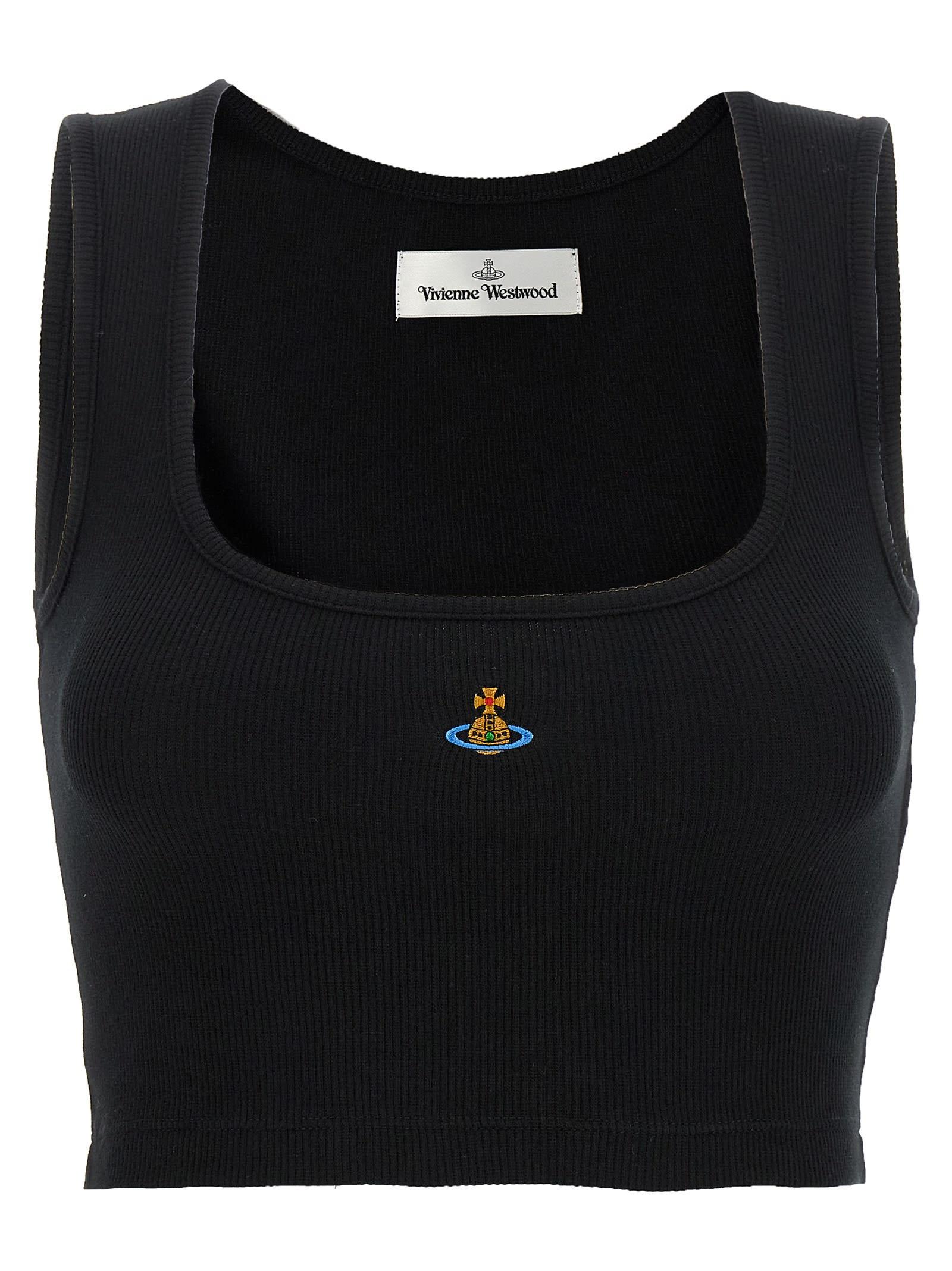 vivienne westwood cropped rib top