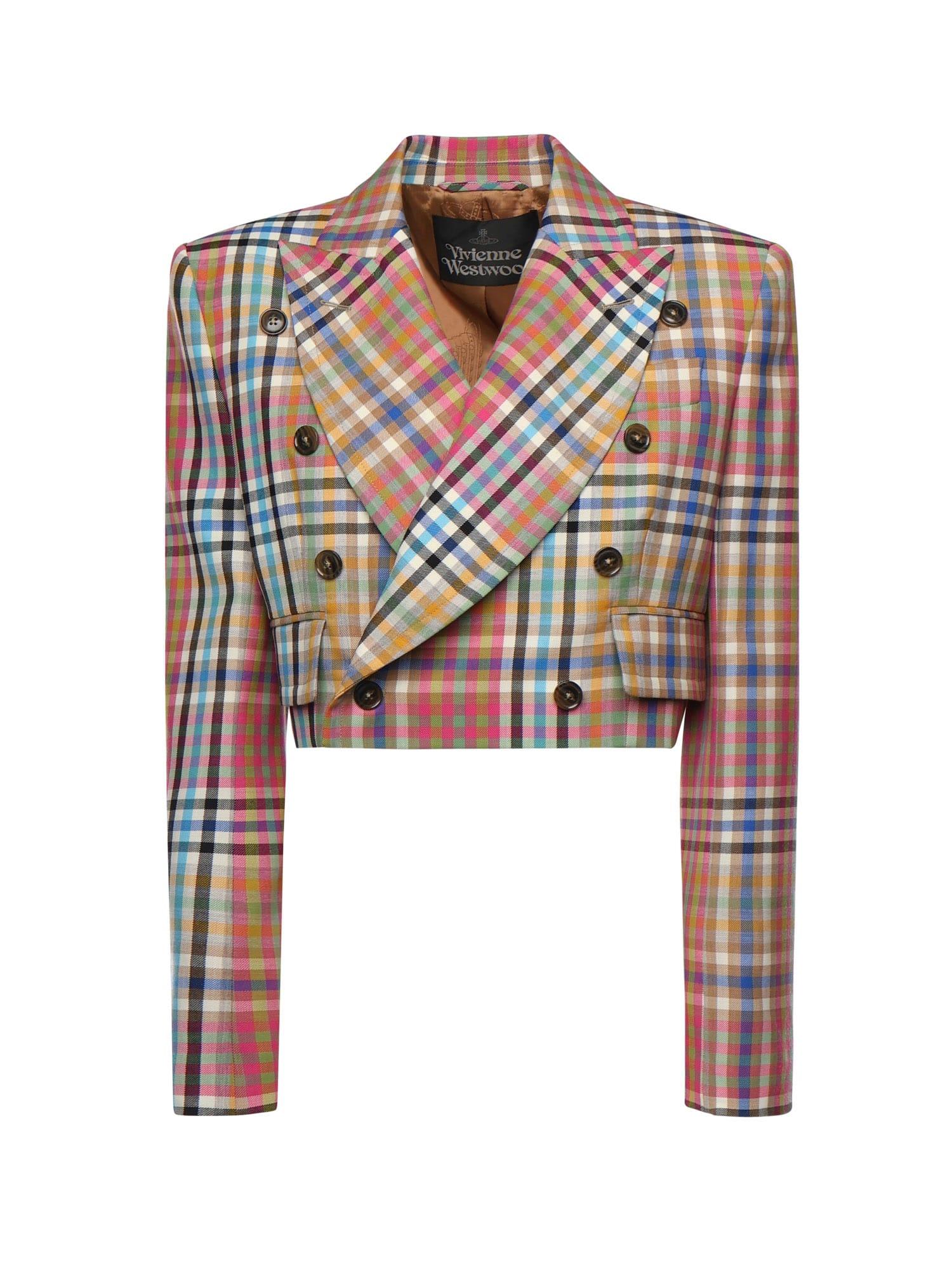 vivienne westwood cropped wool blazer