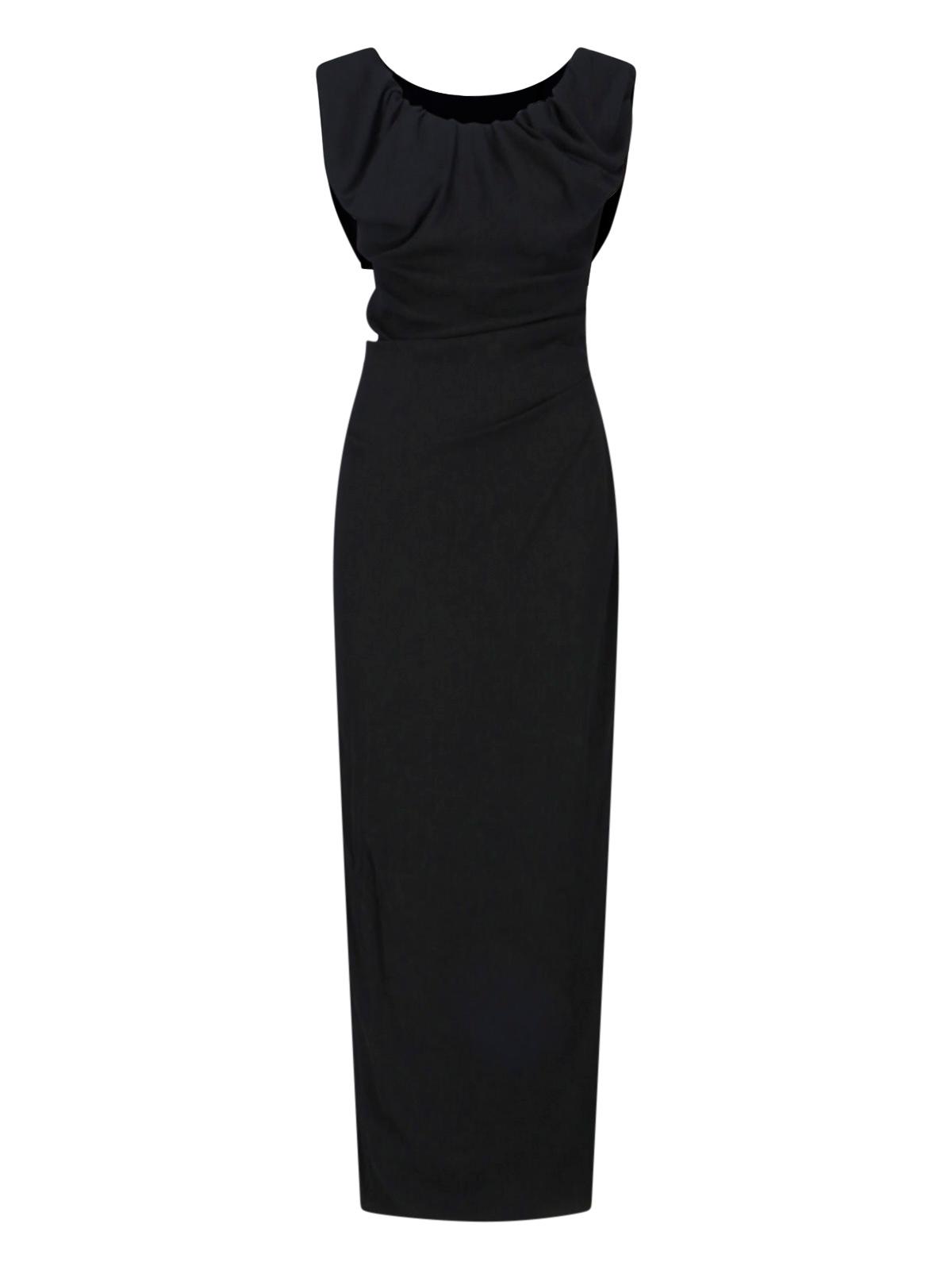 vivienne westwood dresses black viscose - women