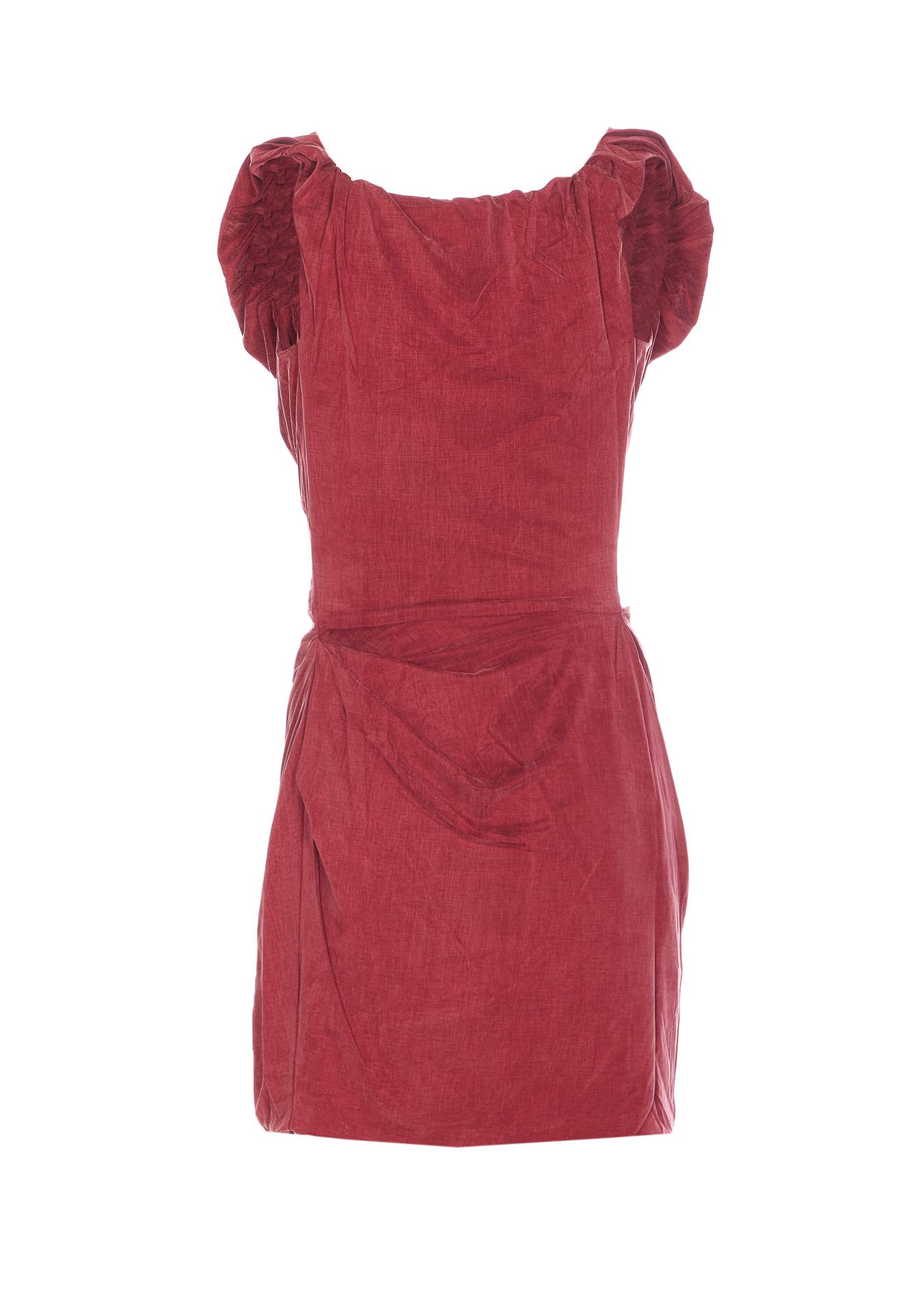 vivienne westwood dresses red cupro - women