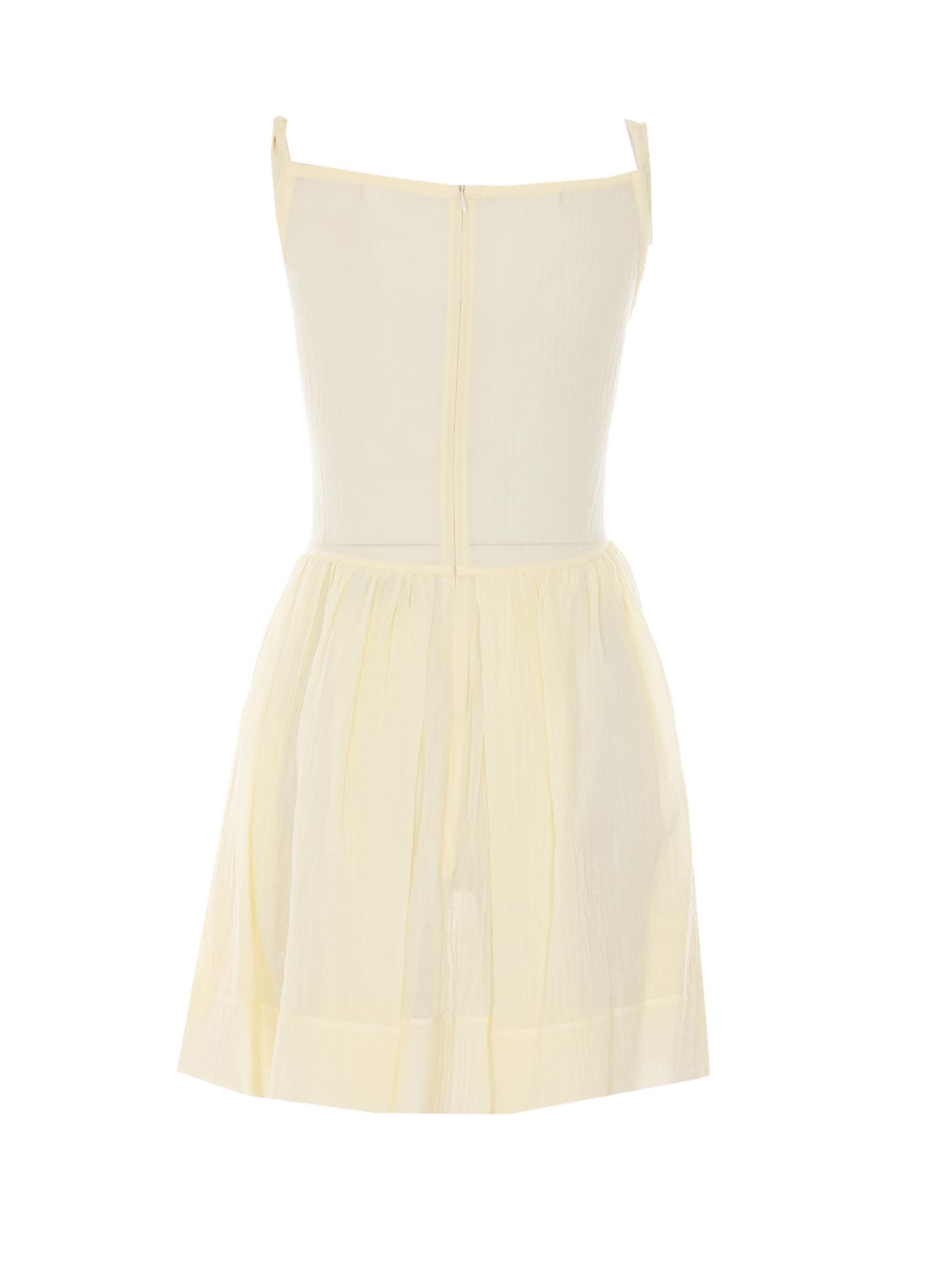 vivienne westwood dresses yellow cotton - women