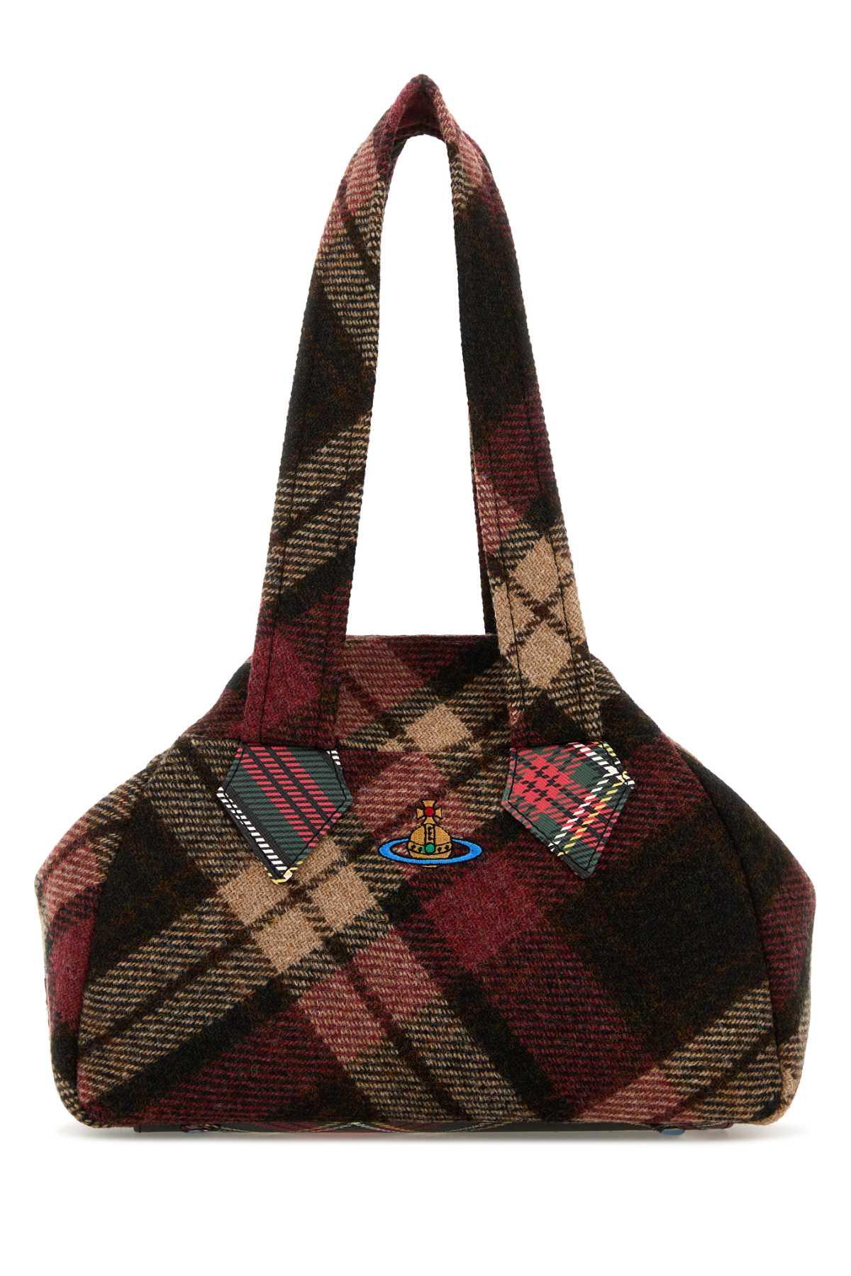 vivienne westwood embroidered fabric medium yasmine shoulder bag