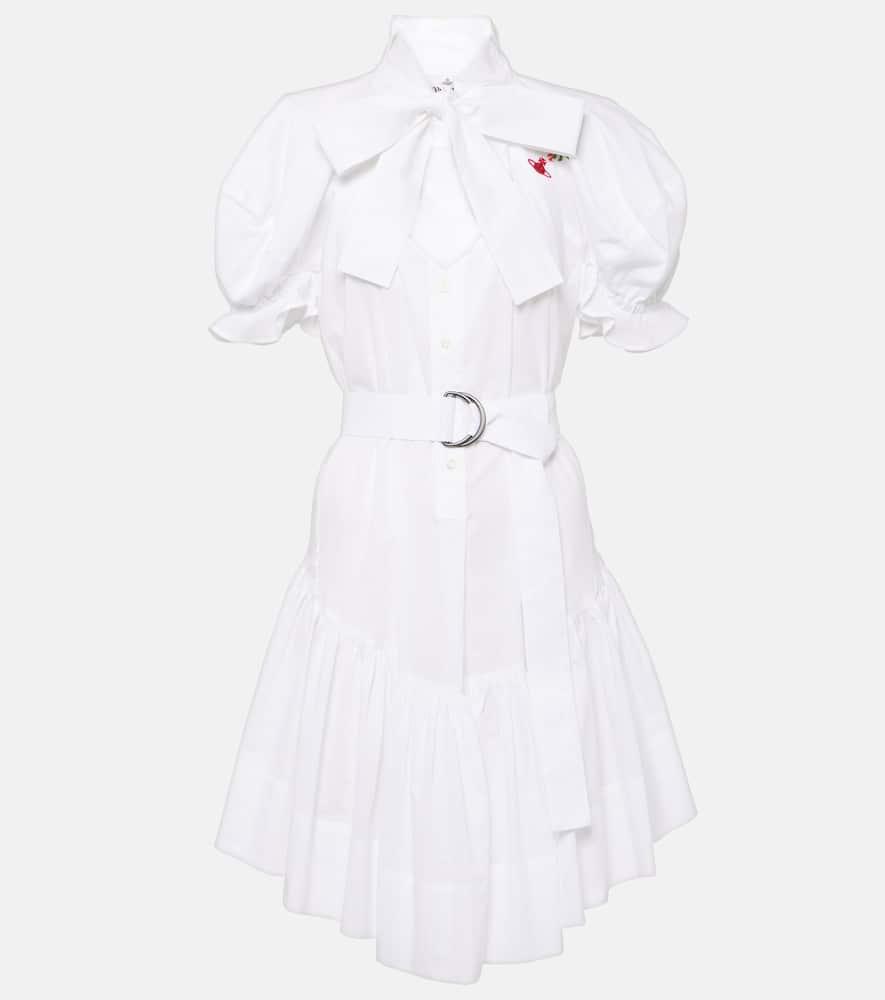 vivienne westwood football heart cotton shirt dress