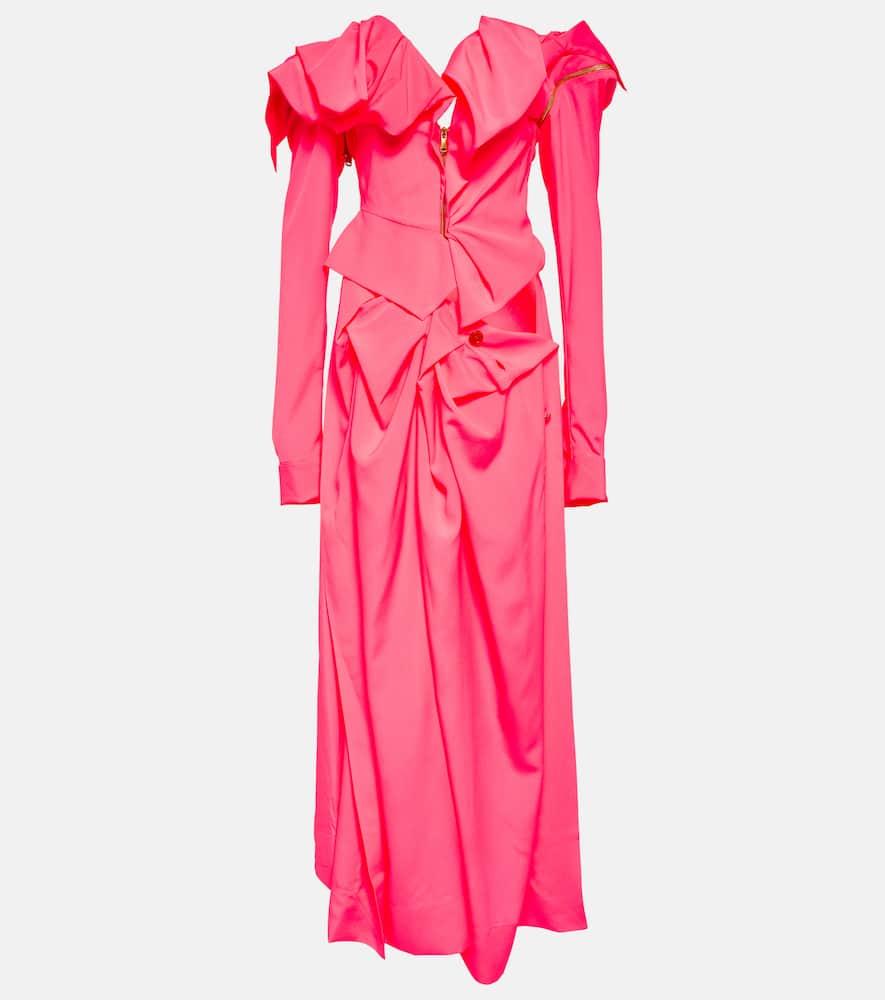 vivienne westwood gathered maxi dress