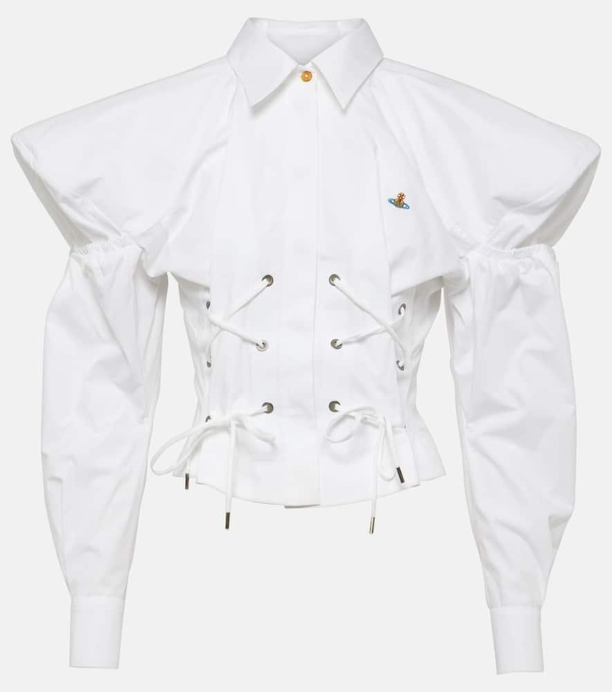 vivienne westwood gexy cotton poplin shirt