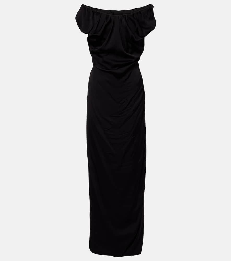vivienne westwood ginnie draped jersey maxi dress