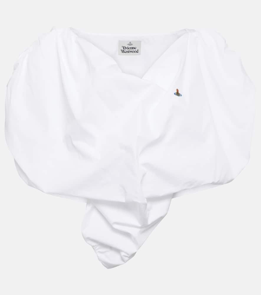 vivienne westwood heart cotton crop top