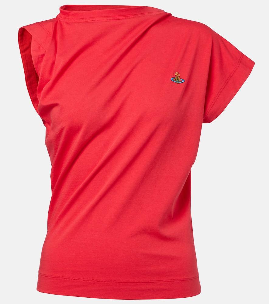 vivienne westwood hebo orb cotton jersey top