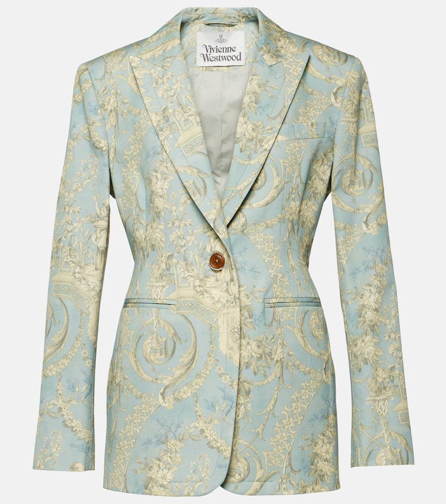 vivienne westwood lauren toile de jouy cotton jacket