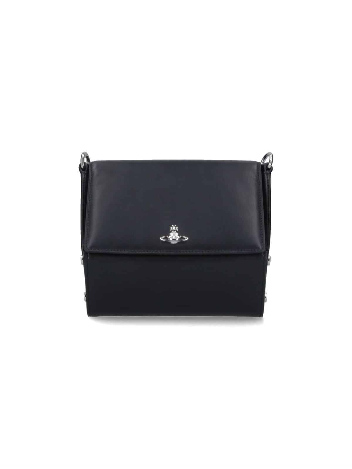 vivienne westwood logo shoulder bag