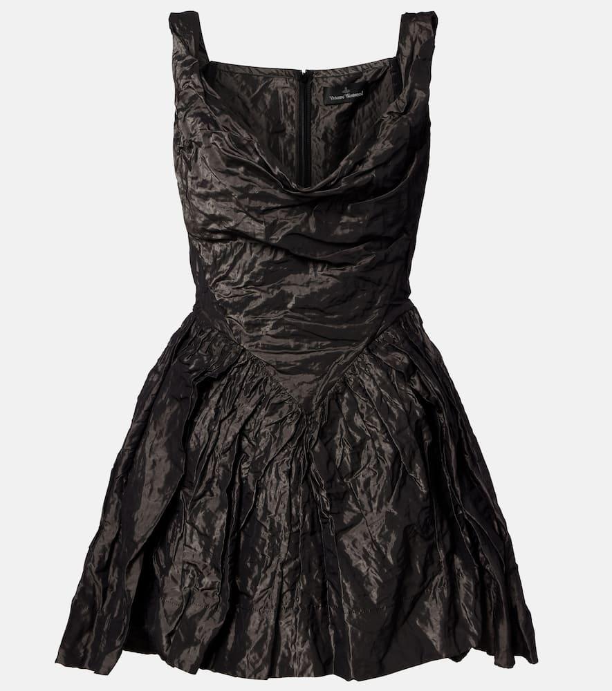 vivienne westwood mini sunday draped corset dress