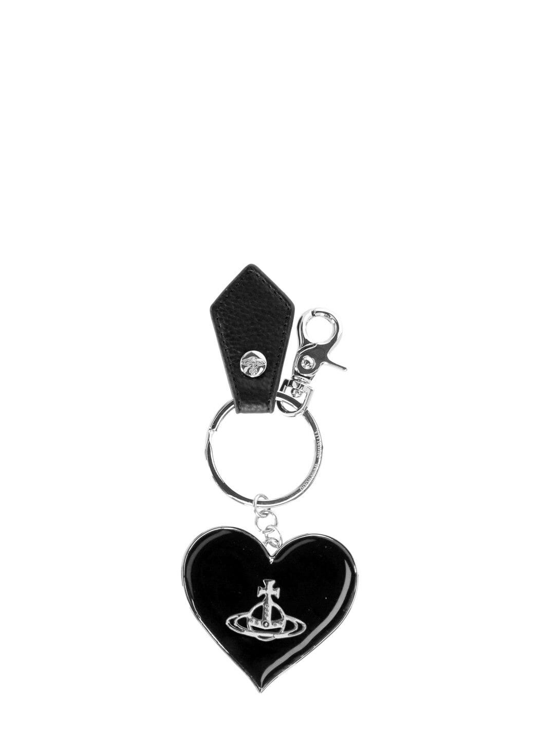 vivienne westwood mirror heart orb keyring