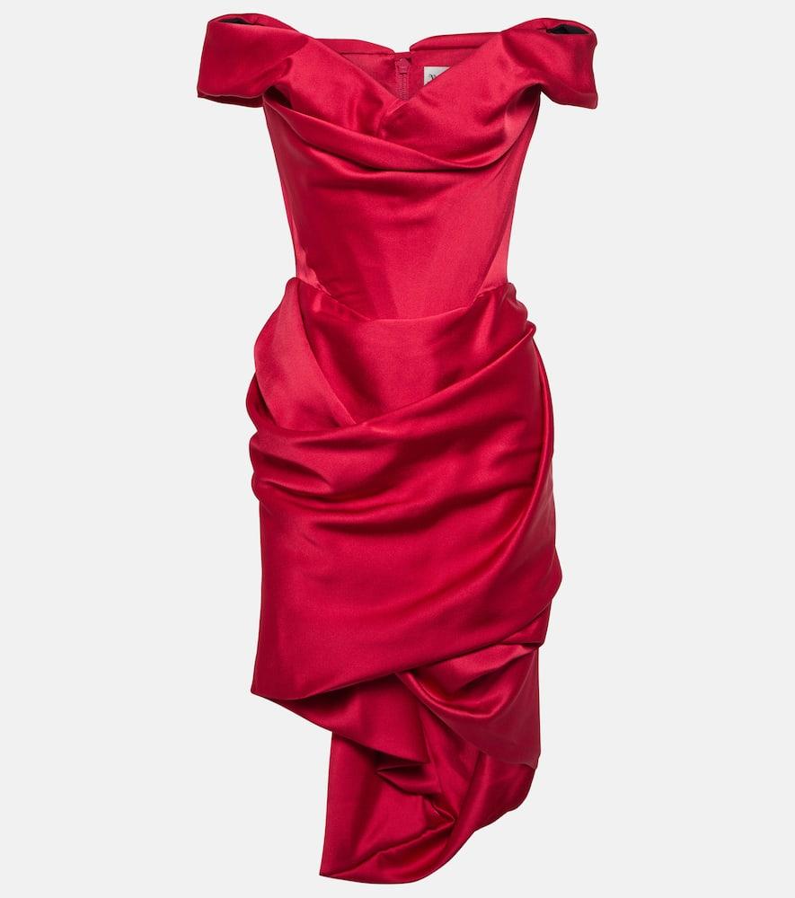 vivienne westwood nova cora crêpe satin minidress