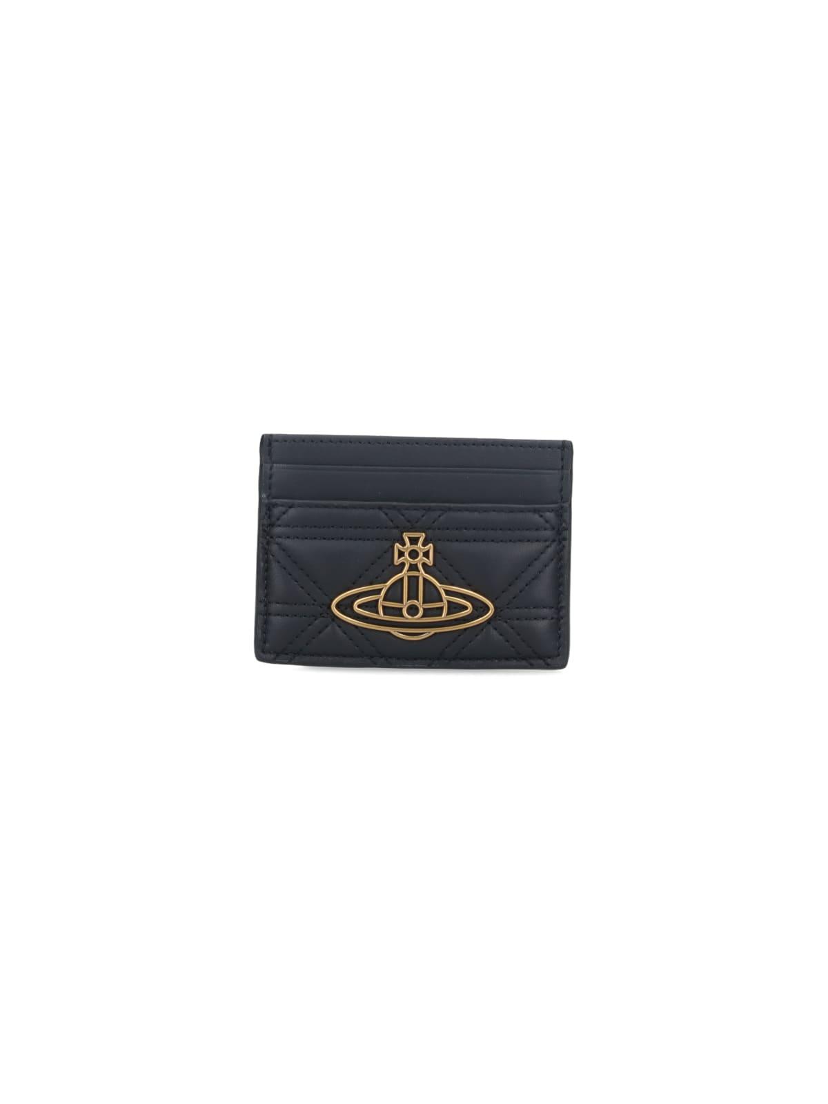 vivienne westwood quilted logo card holder