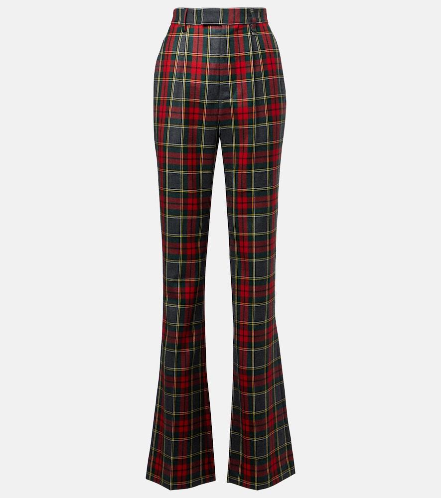 vivienne westwood ray checked virgin wool wide