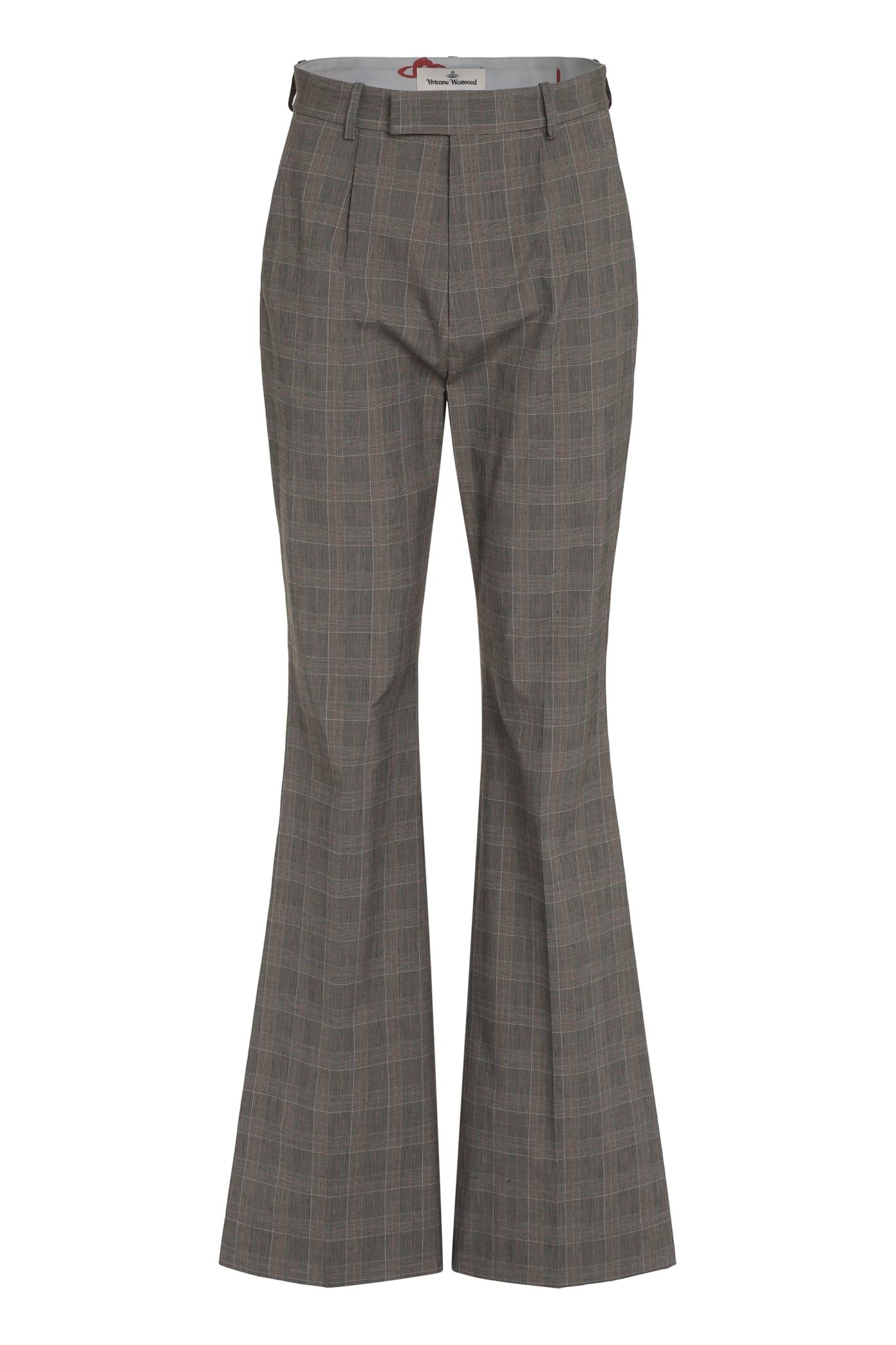 vivienne westwood ray prince-of-wales checked trousers