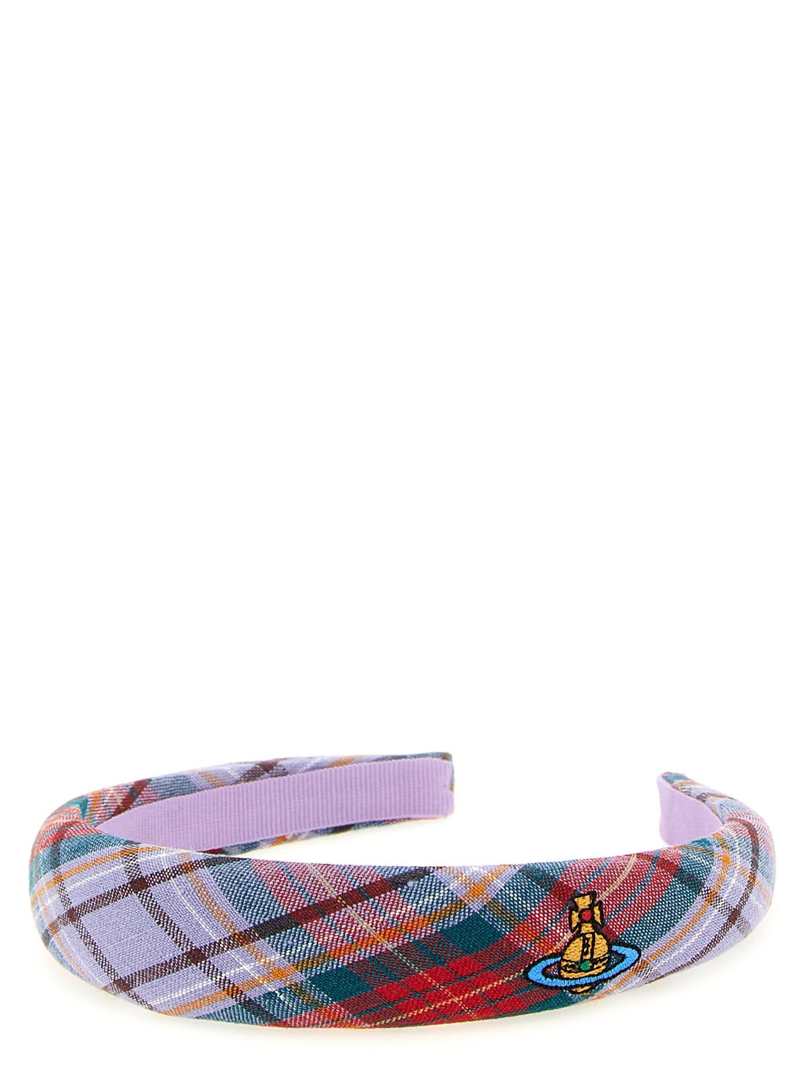 vivienne westwood rtw tartan slim headband