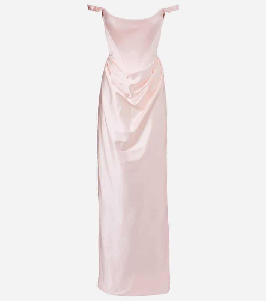 vivienne westwood satin bustier gown